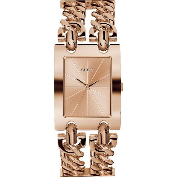 Relógio Guess Feminino Rosê 92715LPGTRA3 Analógico 3 Atm Cristal Mineral Tamanho Médio