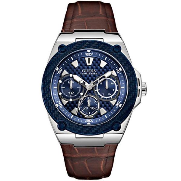 Relógio Guess Masculino Couro Marrom - 92676GPGSOC7