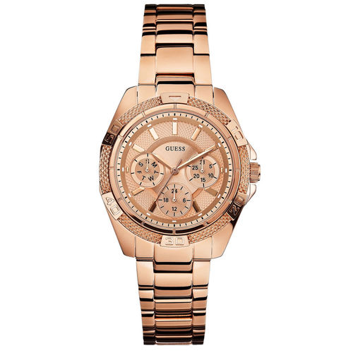 Relógio Guess Multifunção 92500lpgsra2 W0235l3 Rosê