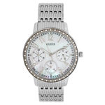 Relógio Guess Prata Madrepérola Swarovski 92693l0gdna1