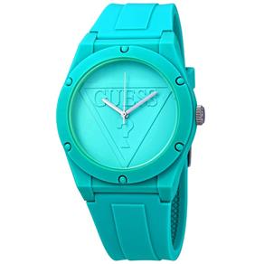 Relógio Guess Retro Pop Silicone Tiffany Azul Turquesa