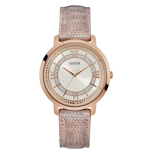 Relógio Guess Rosê Couro 92635lpgdrc8