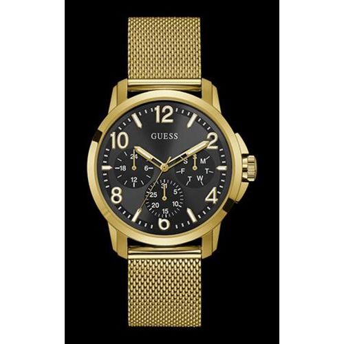 Relógio Guess Unissex Dourado Fundo Preto 92681gpgtda2