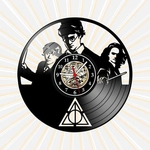 Relógio Harry Potter Livro Filme Serie TV Nerd Geek Vinil LP