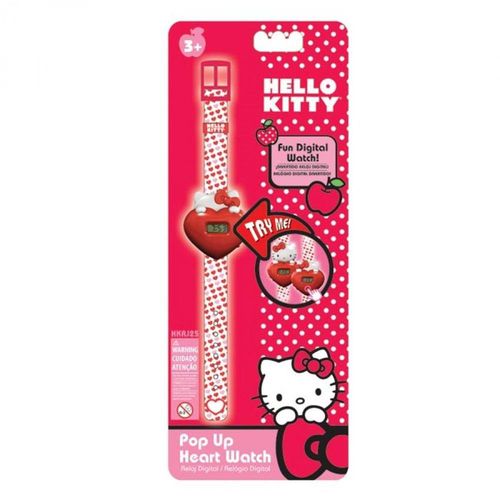 Relógio Hello Kitty Coração - Intek