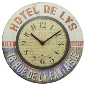 Relógio Hotel de Lys - Branco