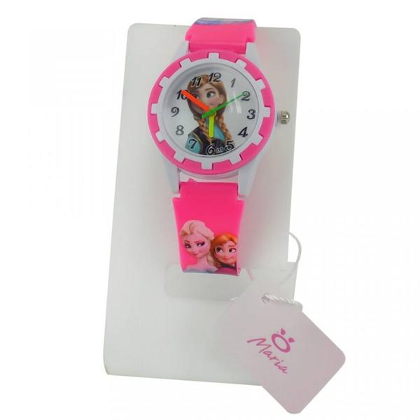 Relógio Infantil Analógico Rosa Frozen - Orizom