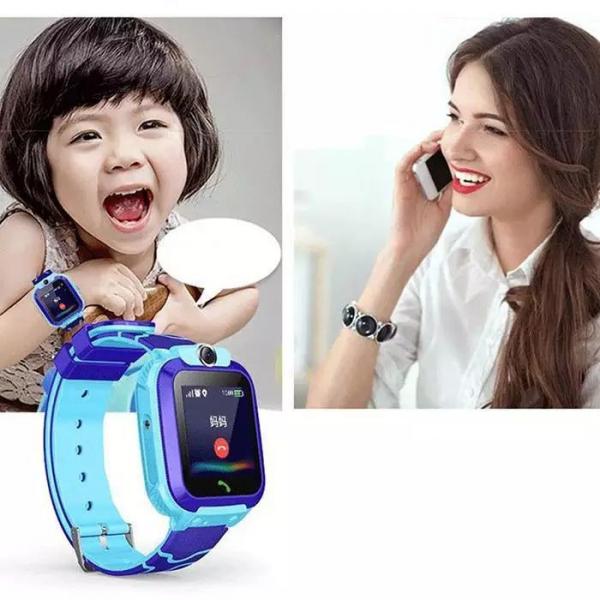 Relógio Infantil Criança Rastreador Localizador C/câmera Anti-lost Sos Smartwatch Azul - Fashion Update