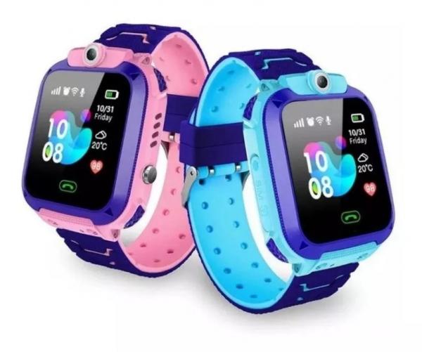 Relógio Infantil Criança Rastreador Localizador C/câmera Anti-lost Sos Smartwatch Azul