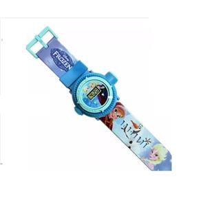 Relógio Infantil de Pulso Disney Frozen Projetor de Imagem
