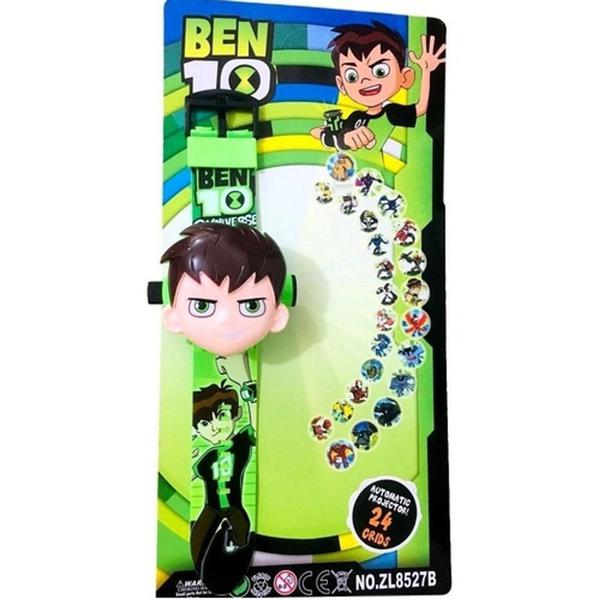 Relógio Infantil Digital com Projetor 24 Imagens - Ben 10 (1673) - Cartelado