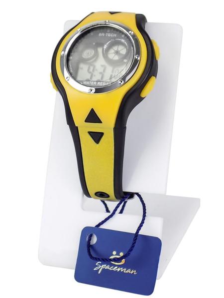 Relógio Infantil Digital Pulseira em Silicone Amarelo - Orizom