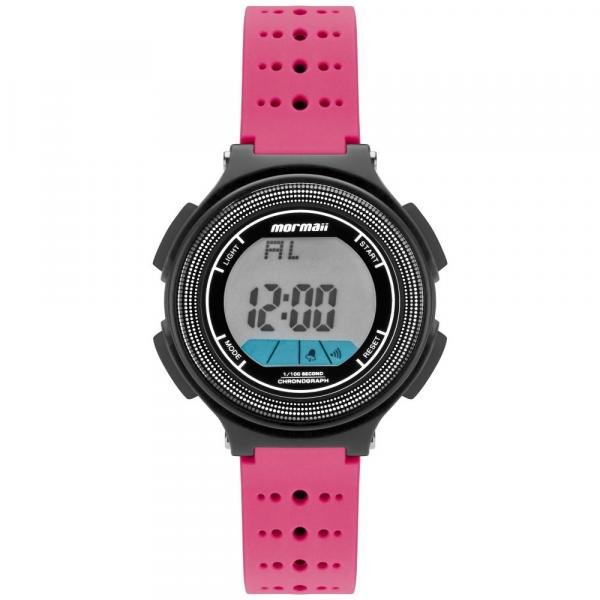 Relógio Infantil Feminino Mormaii Fun MO0974B/8Q 35mm Borracha Rosa