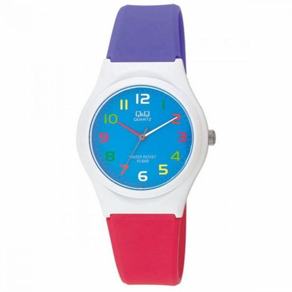 Relógio Infantil Feminino Rox,Branco e Vermelho QQ Silicone