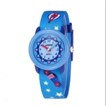 Relógio Infantil Menino Azul Capitão America Ponteiro barato