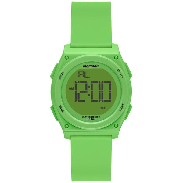 Relógio Infantil Mormaii MO9450AB/8V 36mm Silicone Verde