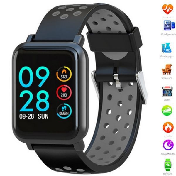 Relógio Inteligente B1 SmartWatch Bluetooth, Facebook Whatsapp Esportes e Saúde Preto - Concise Fashion Style