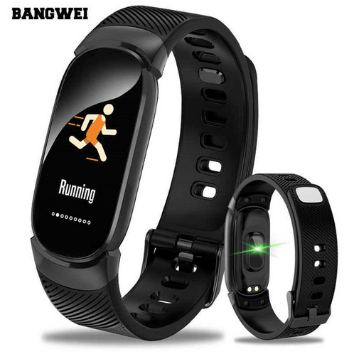 Relógio Inteligente Bangwei Led Smartwatch (Preto)