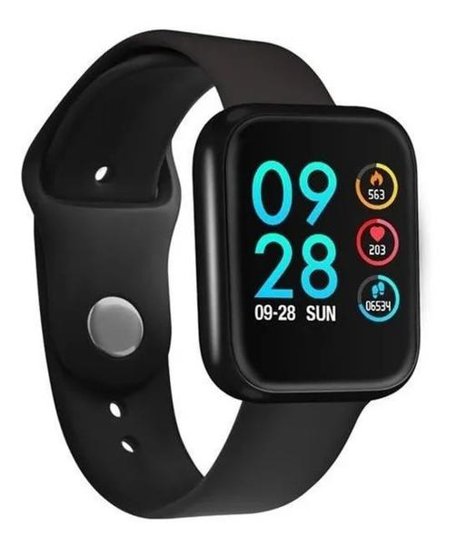 Relógio Inteligente Bluetooth Smart Watch P80 Preto - Sport