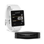 Relógio Inteligente com Gps Garmin Vivoactive Branco com Cinta de Monitoramento Cardíaco Touchscreen