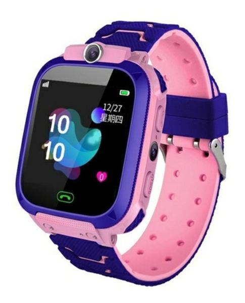 Relógio Inteligente Criança Rastreador Localizador Câmera Anti-lost Sos Smartwatch (cor ROSA) - Rts