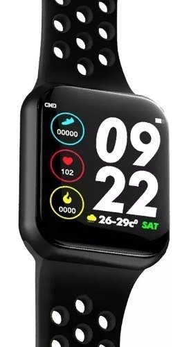 Relógio Inteligente F8 Monitor Cardíaco Sono Passos Android IOs Fitness Pressão Arterial - Lx