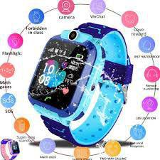 Relógio Inteligente Infantil Criança Rastreador Localizador C/câmera Anti-lost Sos Smartwatch AZUL - Mjx