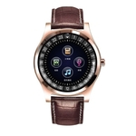 Smart Screen Assista R68 Bluetooth Rodada Reminder Smartwatch Suporte SIM TF sono Rastreador de Chamada pedômetro Bluetooth Men Watch