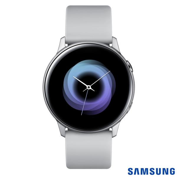 Relogio Inteligente Samsung Galaxy Watch Active Prata