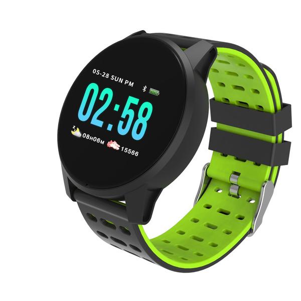 Relógio Inteligente Smart Watch W1 Bluetooth Android Ios Verde