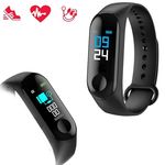 Relógio Inteligente Smartband Bluetooth M3 Monitor Cardiaco