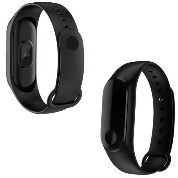 Relógio Inteligente Smartband M3 Monitor Cardíaco Preto - Morgadosp