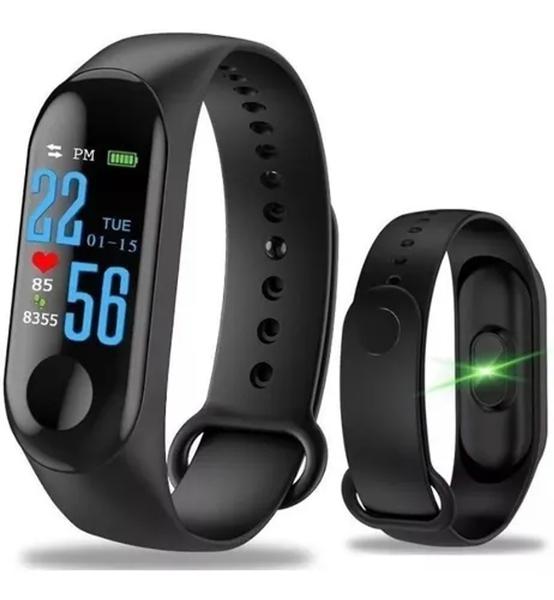 Relógio Inteligente Smartband M3 Sport Preto Smartband