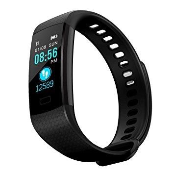 Relógio Inteligente Smartband MTR-21 Bluetooth Frequência Cardíaca Pedômetro - Preto - Tomate