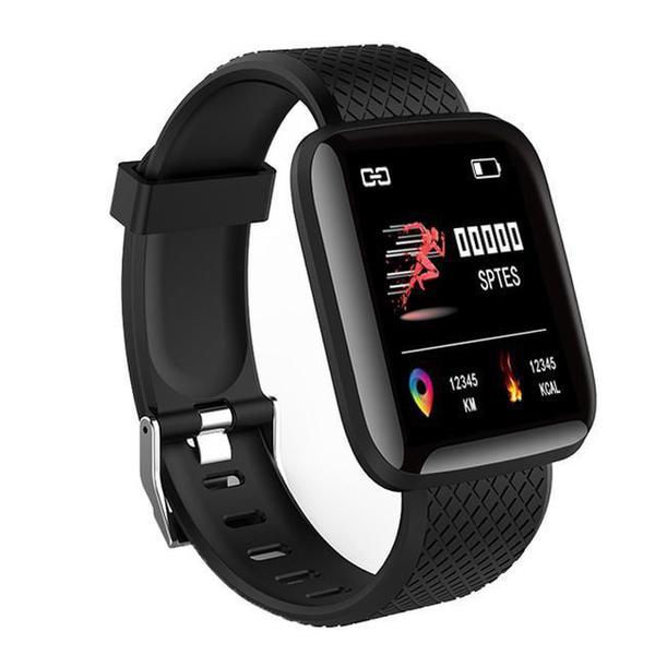 Relógio Inteligente Smartband MTR-25 Bluetooth Frequência Cardíaca Pedômetro - Preto - Tomate