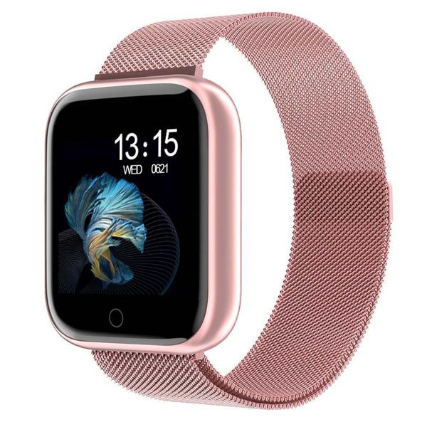 Relógio Inteligente Smartband P70 Monitor Cardíaco Rose - Vansar