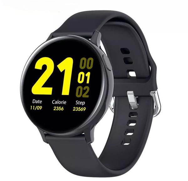 Relógio Inteligente Smartwatch Bracelet S20 Pressão Arterial Corrida Batimentos Cardíaca Android IOS Preto Black - Lempo