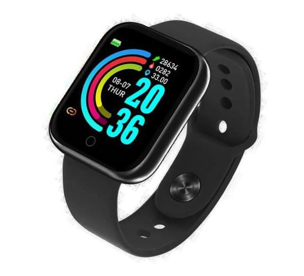 Relógio Inteligente Smartwatch D20 Bluetooth Monitor Saúde Preto - Smart Bracelet D20
