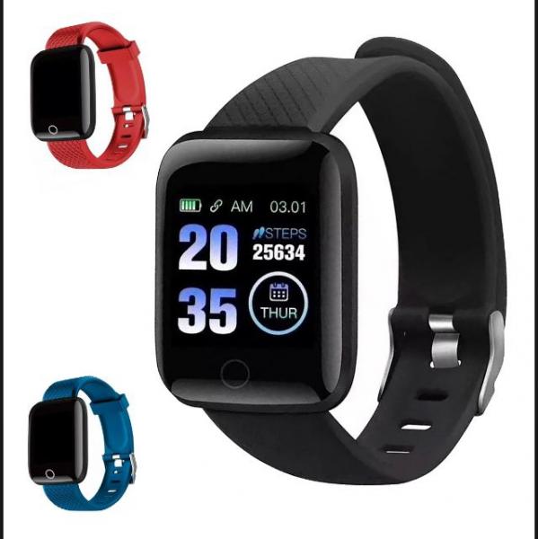 Relogio Inteligente Smartwatch D13 Par (Azul+Vermelho) Pedometro Multi-esportes Km Kcal FC PA - Bgxpro