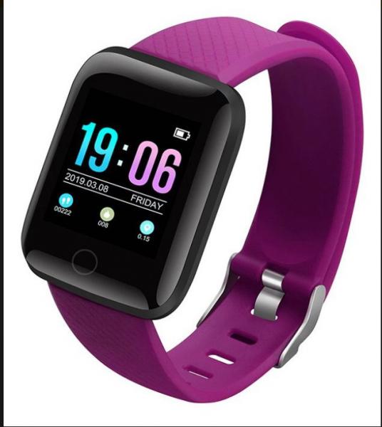 Relogio Inteligente Smartwatch D13 Roxo (Fucsia) Pedometro Multi-esportes Km Kcal FC PA Sono - Bgxpro