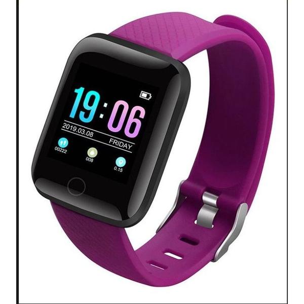 Relogio Inteligente Smartwatch D13 Roxo Pedometro Multi-esportes Km Kcal Fc Pa Sono - Smart Bracelet