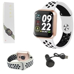 Relogio Inteligente Smartwatch F8 Bluetooth Rosa e Branco SMART BRACELET