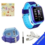 Relogio Inteligente Smartwatch Infantil Bluetooth Multi Funcoes Azul GT-106