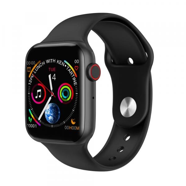 Relogio Inteligente SmartWatch Iwo8 44mm Compatível Iphone Samsung Lançamento 2019 Cores Preto - Smart Watch