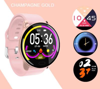 Relógio Inteligente Smartwatch K9 Notificações Redes Sociais e Ligações Rosa - Smart Bracelet