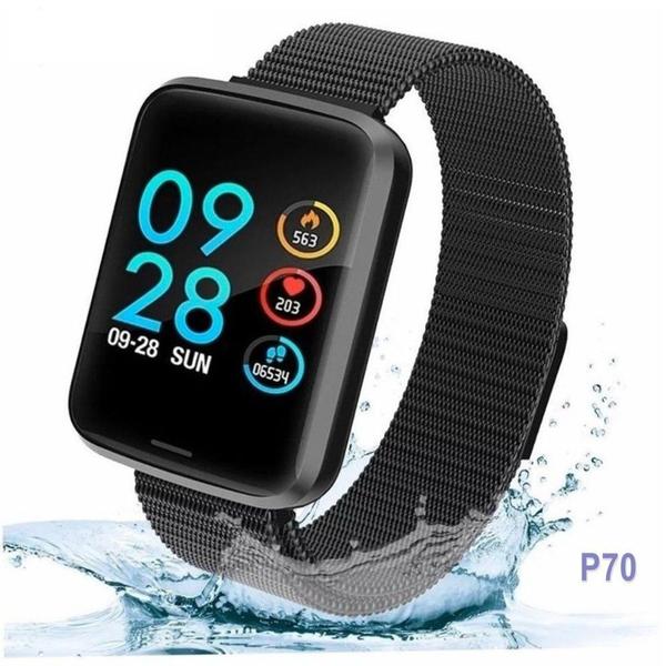 Relógio Inteligente Smartwatch P70 Android Ios Lg Samsung
