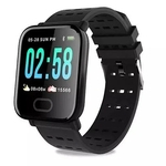 Relógio Inteligente Smartwatch Pressão Arterial E Monitor Cardíaco Sport Mtr-23