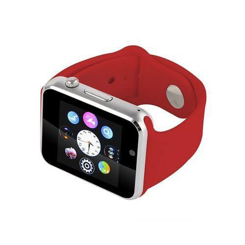 Relógio Inteligente Smartwatch Q18 Bluetooth Câmera Vermelho - Fzf