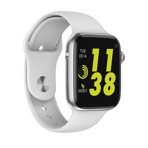 Relógio Inteligente SmartWatch W34 Branco Android IOS Ligações Monitor Cardíaco Pressão - Smart Bracelet