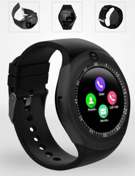 Relógio Inteligente Smartwatch Y1 Bluetooth Passos de Chip Android e IOS Y1 - Import